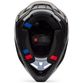 Casque cross Fox V3 RS Ghost 2026 Dessous