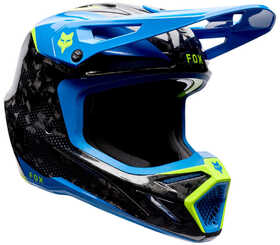 Casque cross Fox V3 RS Tactile Bleu 2026