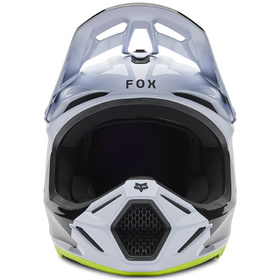 Casque cross Fox V3 Tine Blanc 2026 Devant