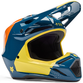 Casque cross Fox V3 Tine Bleu 2026