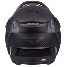 Casque cross FXR 6D ATR-3 FIM Black 2027 Derrière