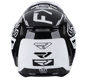 Casque cross FXR 6D ATR-3 FIM Blanc 2026 Derrière