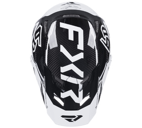 Casque cross FXR 6D ATR-3 FIM Blanc 2026 Dessus