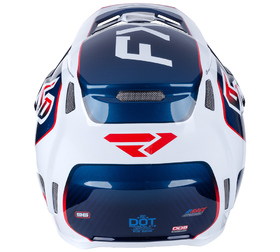 Casque cross FXR 6D ATR-3 FIM Bleu 2026 Derrière