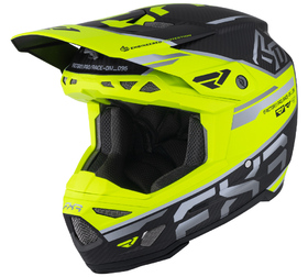 Casque cross FXR 6D ATR-3 FIM Jaune Fluo 2026