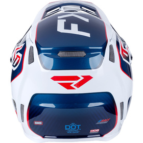 Casque cross FXR 6D ATR-3 FIM Red-Blue 2027 Derrière