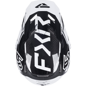 Casque cross FXR 6D ATR-3 FIM White-Black 2027 Dessus