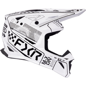 Casque cross FXR Apex Mips Checker 2027 Côté