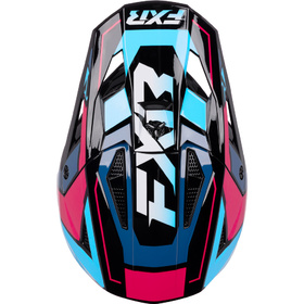 Casque cross FXR Apex Mips Cyanide 2027 Dessus