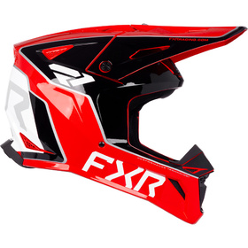 Casque cross FXR Apex Red 2027 Côté