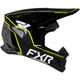 Casque cross FXR Apex Yellow Fluo 2027 Côté