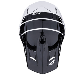 Casque cross FXR Clutch Comp Blanc-Noir 2026 Dessus