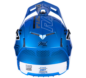 Casque cross FXR Clutch Race Div Bleu 2026 Derrière