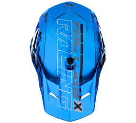 Casque cross FXR Clutch Race Div Bleu 2026 Dessus