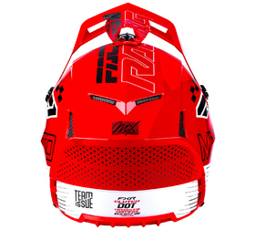 Casque cross FXR Clutch Race Div Rouge 2026 Derrière