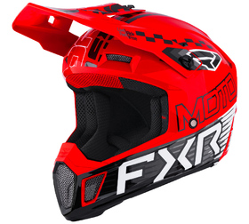 Casque cross FXR Clutch Race Div Rouge 2026