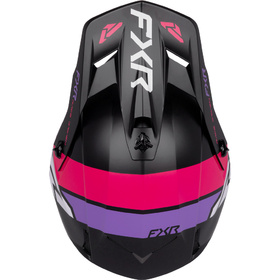 Casque cross FXR Clutch Razz-Lavender 2027 Dessus