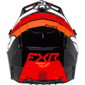 Casque cross FXR Clutch Red-Orange 2027 Derrière