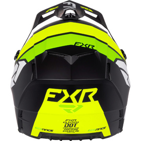 Casque cross FXR Clutch Yellow Fluo-Lime 2027 Derrière