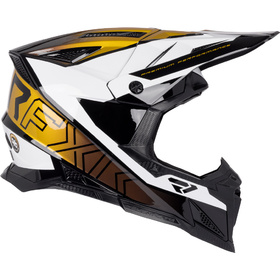 Casque cross FXR Helium Alpha Brazen 2027 Côté
