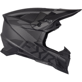 Casque cross FXR Helium Alpha Carbon Ops 2027 Côté