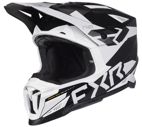 Casque cross FXR Helium Alpha Carbon Tux 2027