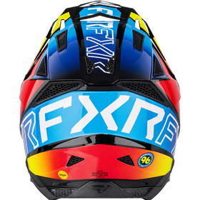 Casque cross FXR Helium Alpha Spectra 2027 Derrière