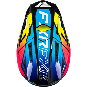Casque cross FXR Helium Alpha Spectra 2027 Dessus