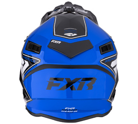 Casque cross FXR Helium Bleu 2026 Derrière