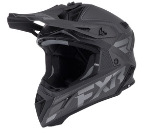 Casque cross FXR Helium Carbon Noir 2026