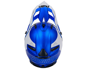 Casque cross Kenny Absolut Candy Blue 2027 Dessus