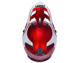 Casque cross Kenny Absolut Candy Red 2027 Dessus
