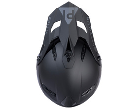 Casque cross Kenny Absolut Solid Black 2027 Dessus