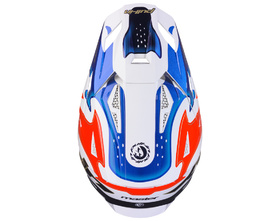 Casque cross Kenny Master Patriot 2027 Dessus