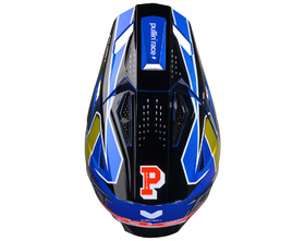 Casque cross Kenny Master Race Blue 2027 Dessus