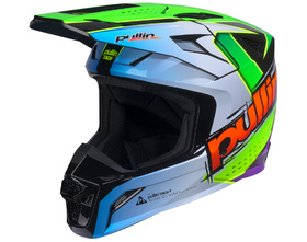 Casque cross Kenny Master Race Neon Green 2027 Côté