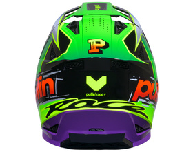 Casque cross Kenny Master Race Neon Green 2027 Derrière