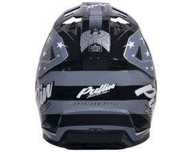 Casque cross Kenny Master USA Black Grey 2027 Derrière