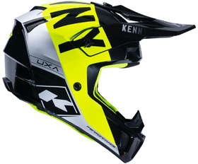 Casque cross Kenny Performance Black Neon Yellow Silver 2024