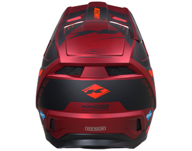 Casque cross Kenny Performance Candy Red 2027 Derrière