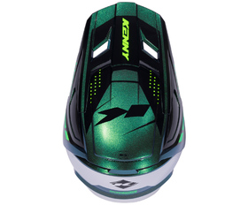 Casque cross Kenny Performance Green Diamond 2026 Dessus