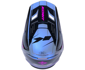 Casque cross Kenny Performance Purple Diamond 2026 Dessus