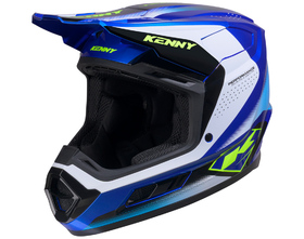 Casque cross Kenny Performance Racing Blue 2027 Côté