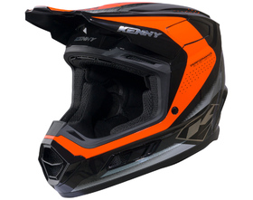 Casque cross Kenny Performance Racing Orange 2027 Côté