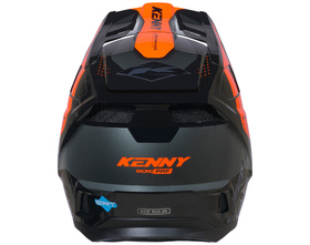 Casque cross Kenny Performance Racing Orange 2027 Derrière