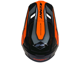 Casque cross Kenny Performance Racing Orange 2027 Dessus
