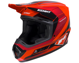 Casque cross Kenny Performance Racing Red 2027 Côté