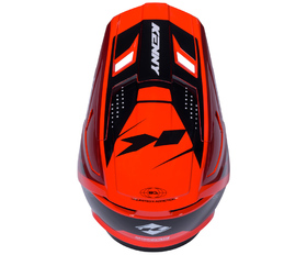 Casque cross Kenny Performance Red 2026 Dessus