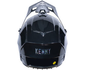 Casque cross Kenny Performance Solid Black 2024 Derrière