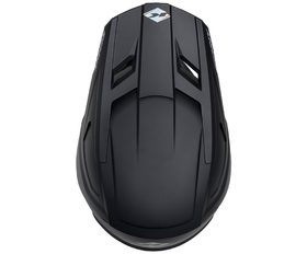 Casque cross Kenny Performance Solid Black Matt 2026 Dessus